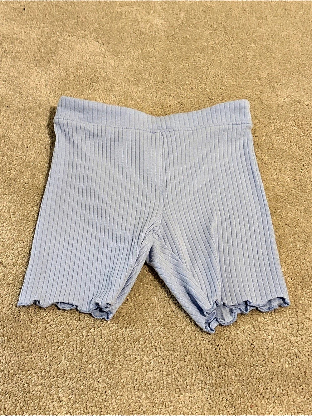 🦄5/25 OshKosh Ribbed Lettuce Hem Bike Shorts